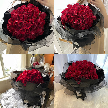 FQ035- 99枝求婚紅玫瑰花束